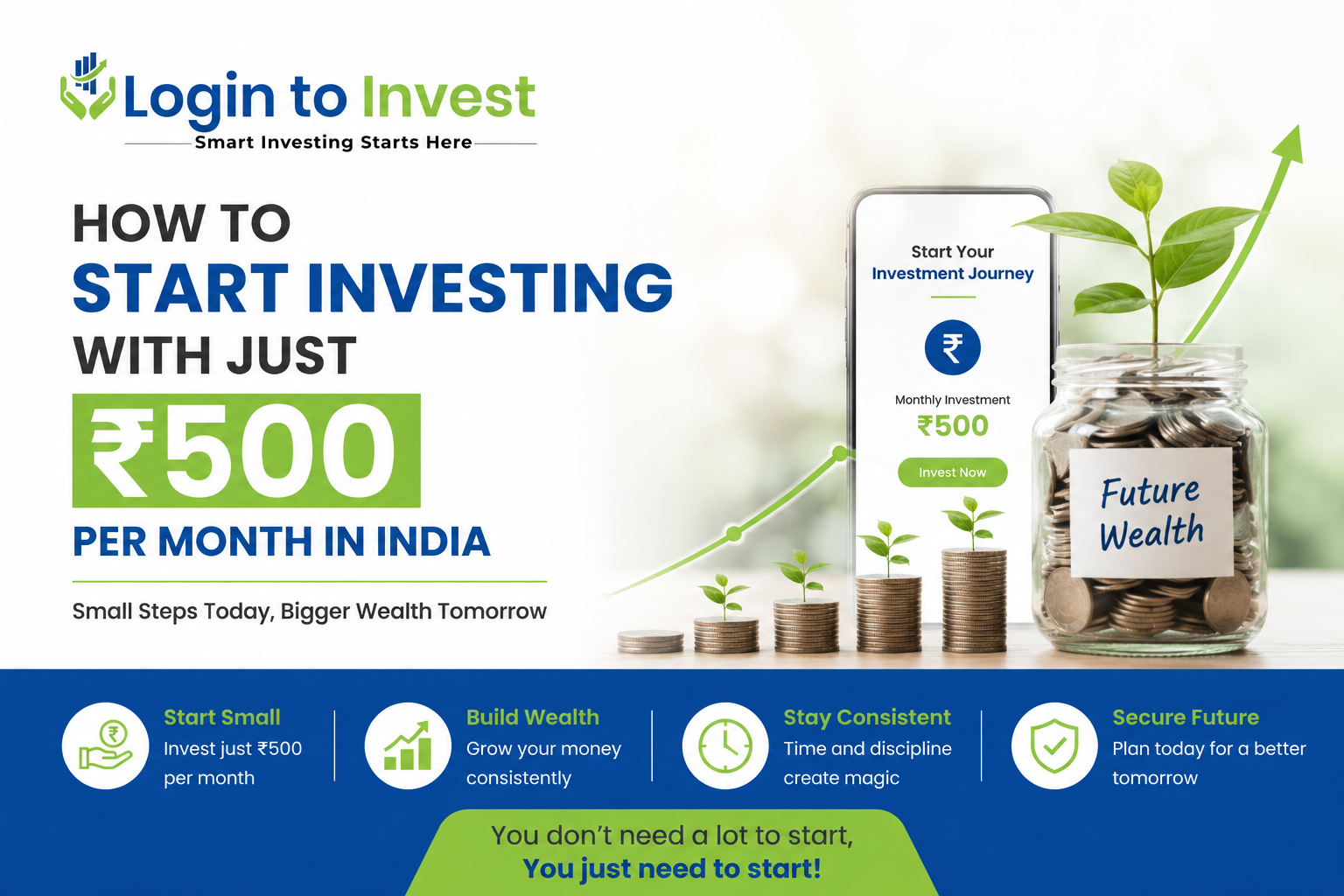 How to Start Investing with Just ₹500 Per Month in India
